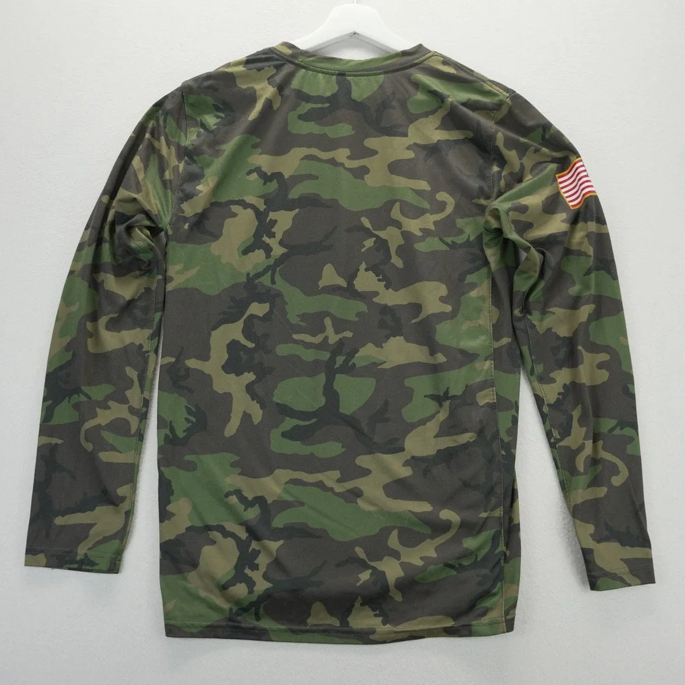 Florida Gators‎ Camo Air Jordan Long Sleeve Shirt Mens Small Dri-Fit Flag